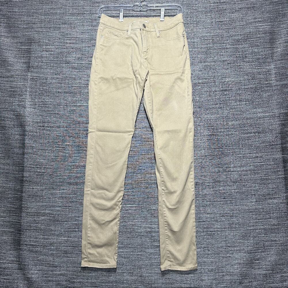 Levi's 311 Jeans Women's Size 26 Khaki Tan Shaping Skinny
